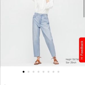 Uniqlo straight leg jeans